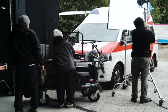 &amp;nbsp;
Arbeit am Filmprojekt